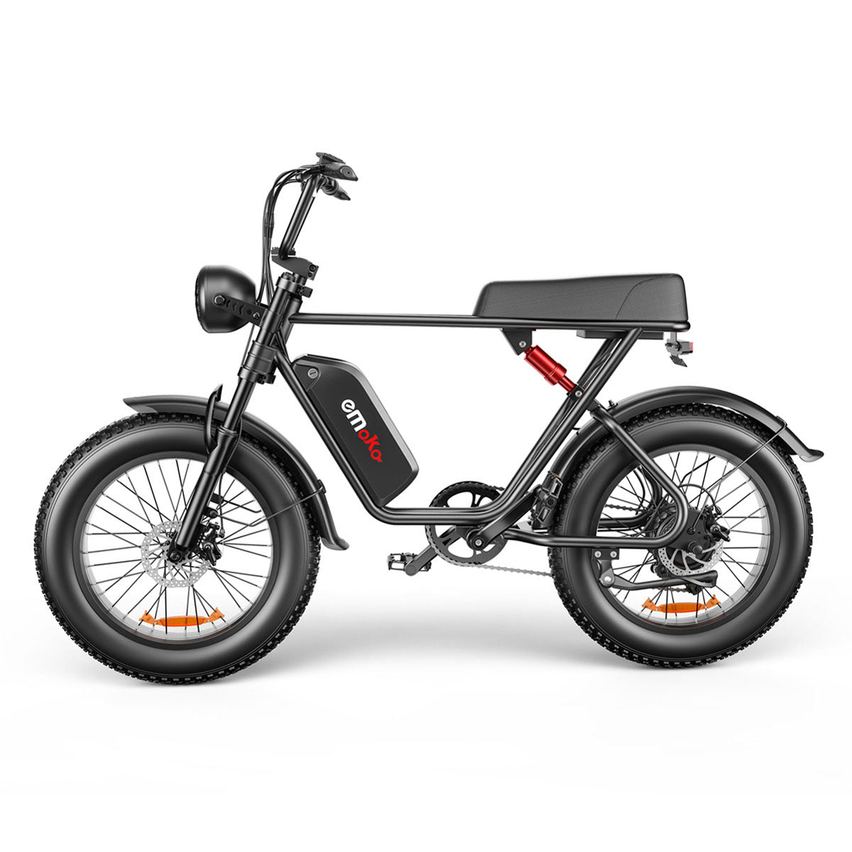 Emoko C91 Electric Bike | Black & Black Seat