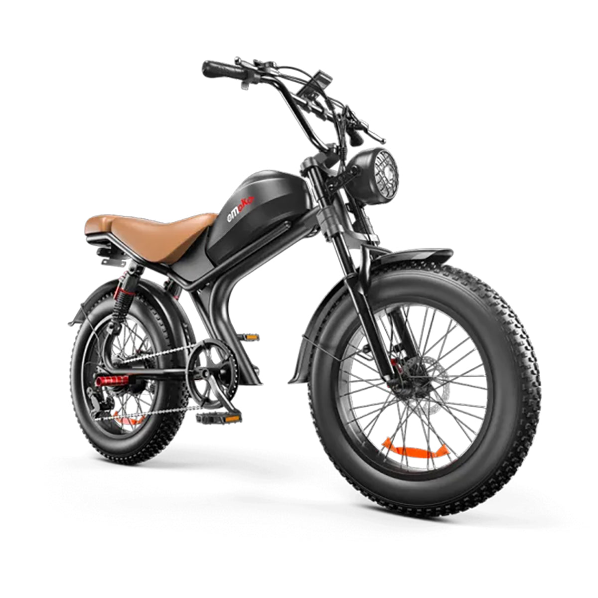 Emoko C93 Electric Bike | E-Bike | 1000W Motor | 20 inch tyre | Max Speed 50km | Image 4 | Brown Color