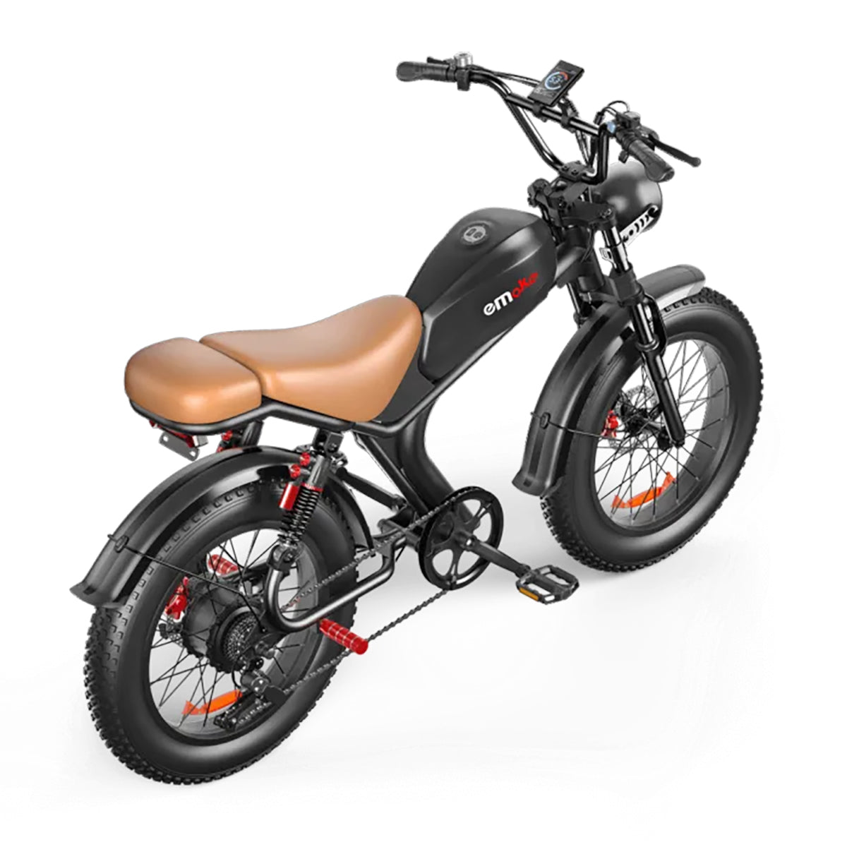 Emoko C93 Electric Bike | E-Bike | 1000W Motor | 20 inch tyre | Max Speed 50km | Image 4 | Brown Color