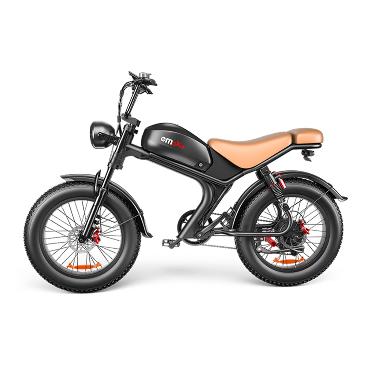 Emoko C93 Electric Bike | E-Bike | 1000W Motor | 20 inch tyre | Max Speed 50km | Image 1 | Brown Color